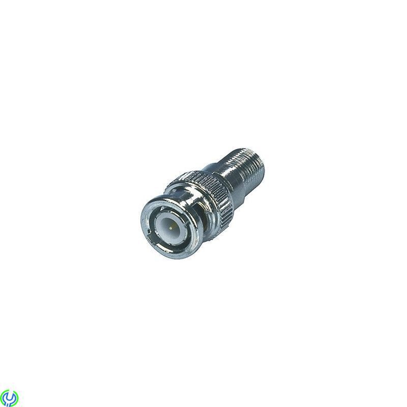 ADAPTER BNC HANE - F HONA, 2pack, BNC hane till F-kontakt hona., Kontakter, , Elgruvan