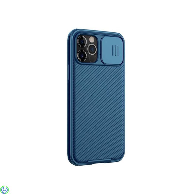 iPhone 12/12 Pro Max Nillkin CamShield Pro Skal Blå, Nillkin CamShield Pro Skal För Apple iPhone 12 Pro Max Blå, iPhone 12 Pro M