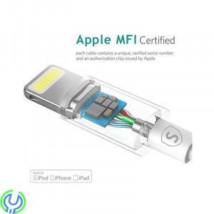 USB-synkkabel till iPhone och iPad, 3m, Lightning-kabel till iPhone / iPad, MFi-certifierad - 3 m, Kablar & Laddare, , Elgruvan USB-synkkabel till iPhone och iPad, 3m, Lightning-kabel till iPhone / iPad, MFi-certifierad - 3 m, Kablar & Laddare, , Elgruvan