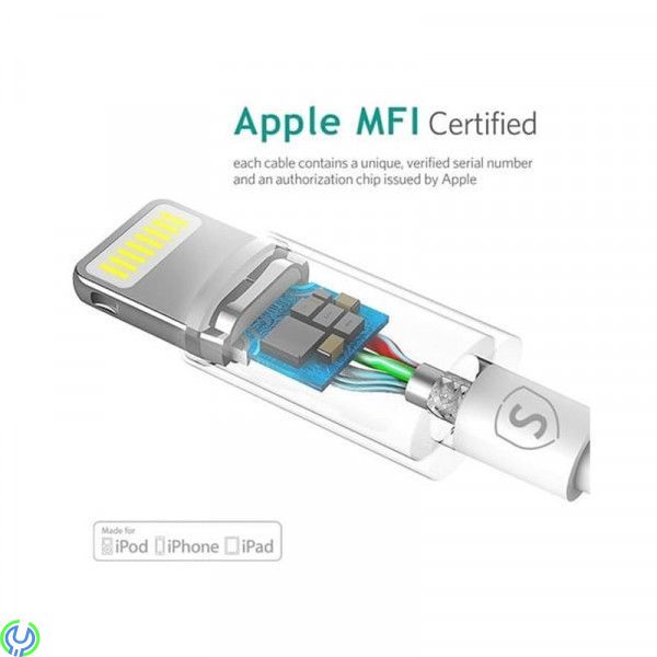 USB-synkkabel till iPhone och iPad, 3m, Lightning-kabel till iPhone / iPad, MFi-certifierad - 3 m, Kablar & Laddare, , Elgruvan USB-synkkabel till iPhone och iPad, 3m, Lightning-kabel till iPhone / iPad, MFi-certifierad - 3 m, Kablar & Laddare, , Elgruvan