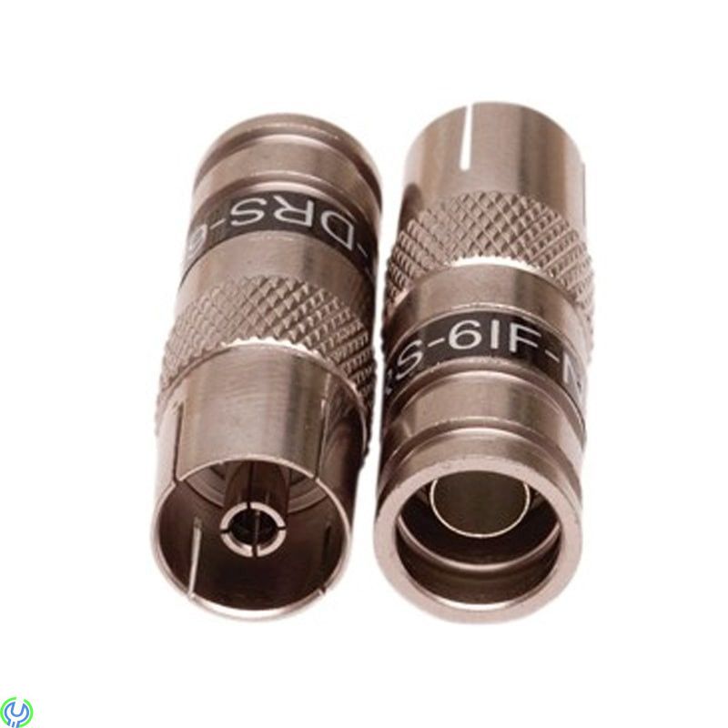MACAB - KONTAKT IEC-HONA COMPRESSION RG-6, 2Pack, Kontakt IEC-hona compression, RG-6(1,0/4,6), PCT-DRS6IF. Blå märkning., Antenn