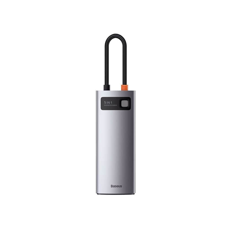Baseus Metal Gleam Series 5-i-1 Multifunktionell USB-C HDMI
