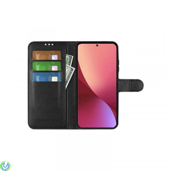 Samsung S23 Plus 5G Plånboksfodral med Stativ - Svart, Stöttåligt mobilskal till Samsung Galaxy S23 Plus 5G., Galaxy S23 Plus, ,