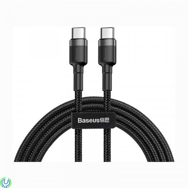 Baseus Cafule-kabel USB-C PD 2.0 QC 3.0 60W 1m, svart, Slitstark USB-C PD / USB-C PD-kabel med nylonfläta, TYPE C, , Baseus Baseus Cafule-kabel USB-C PD 2.0 QC 3.0 60W 1m, svart, Slitstark USB-C PD / USB-C PD-kabel med nylonfläta, TYPE C, , Baseus