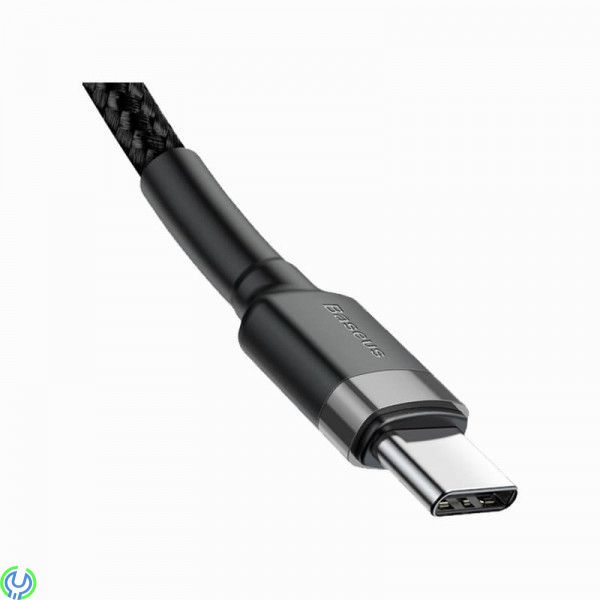 Baseus Cafule - USB-C cable - USB-C to USB-C - 2 m, Slitstark USB-C PD / USB-C PD-kabel med nylonfläta, TYPE C, , Baseus