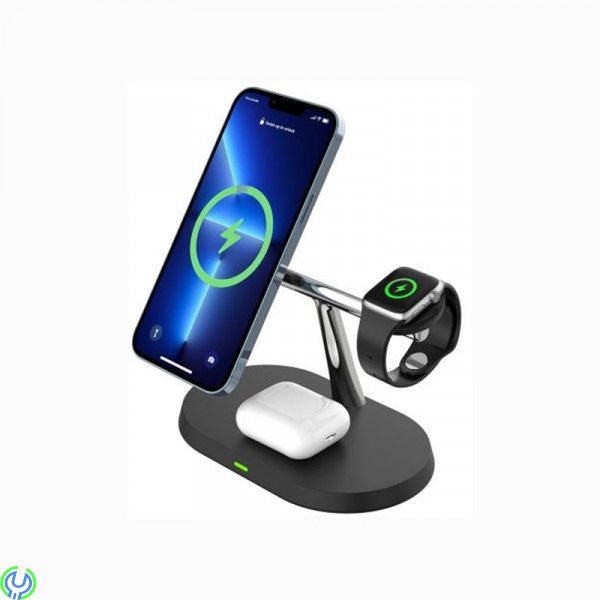 Trådlös Smart 3-i-1 Laddstation med USB-C, Trådlös Smart 3-i-1 Laddstation med USB-C, Trådlösa, , Elgruvan