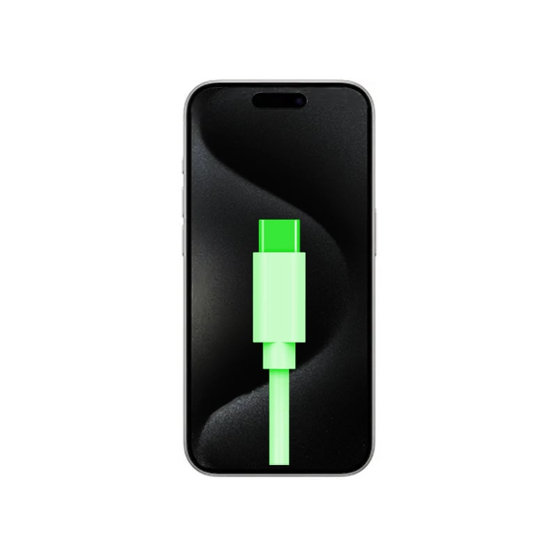 iPhone 15 Pro laddkontakt / mikrofon byte