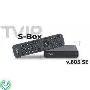 TVIP S-Box v.605 SE, 4K UHD Android o Linux , begagnad, Begagnad TVIP S-Box v.605 SE, Android o Linux 4K Med WiFi 2,4/5 GHz, Beg