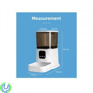 Smart Foderautomat med inbyggd kamera och högtalare, SiGN Smart foderautomat med inbyggd kamera 1080P och högtalare, Smarta hem,