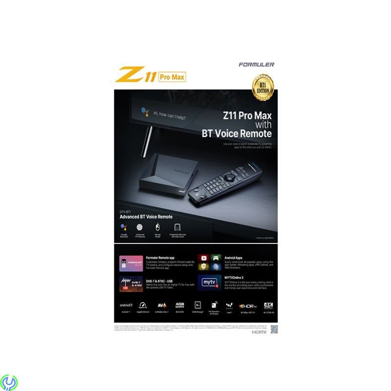 FORMULER Z11 Pro MAX BT1-Edition 4K IPTV Streamer, Den snabbaste och mest avancerade Formuler hittills., Formuler Z11 Pro Max, , FORMULER Z11 Pro MAX BT1-Edition 4K IPTV Streamer, Den snabbaste och mest avancerade Formuler hittills., Formuler Z11 Pro Max, ,