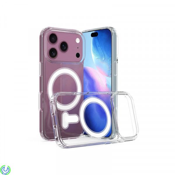 Transparent skal till iPhone 17 Pro, MagSafe-kompatibel, Transparent skal med MagSafe, iPhone 17 Pro, , Elgruvan Transparent skal till iPhone 17 Pro, MagSafe-kompatibel, Transparent skal med MagSafe, iPhone 17 Pro, , Elgruvan