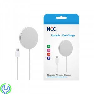 Trådlös Laddare Kompatibel med MagSafe till iPhone Samsung, MagSafe trådlös laddare 15W Vit


, Trådlösa, , Elgruvan