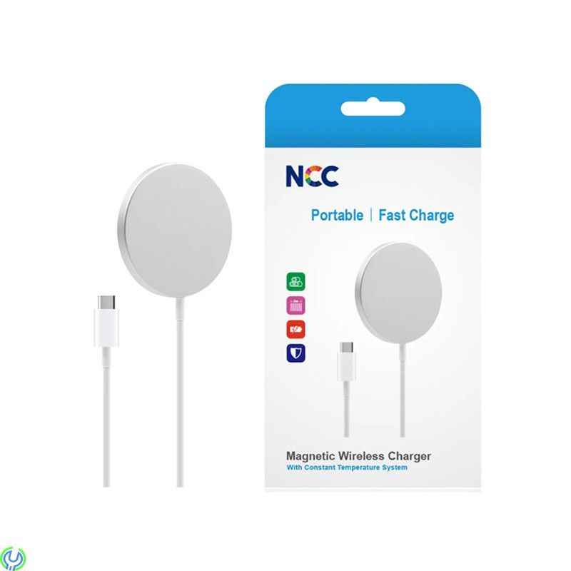 Trådlös Laddare Kompatibel med MagSafe till iPhone Samsung, MagSafe trådlös laddare 15W Vit


, Trådlösa, , Elgruvan